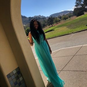 Blue Bridesmaid dress